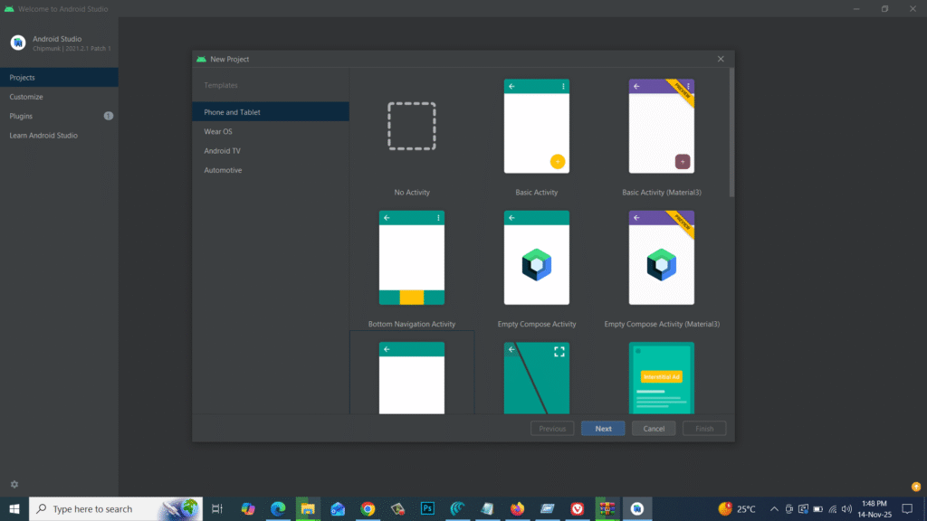 Android Studio 2021.2.1