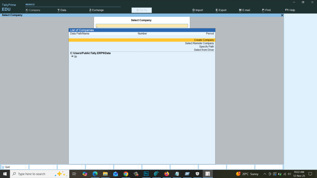 Download Tally Prime