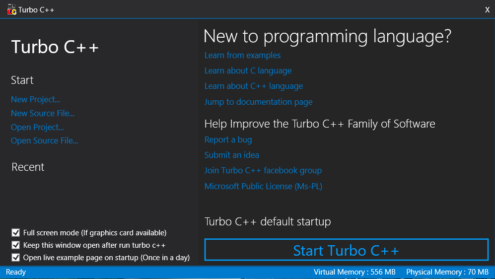 Turbo C++ Download